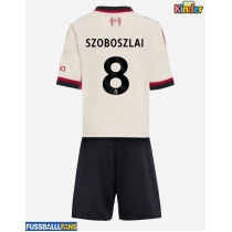Liverpool Dominik Szoboszlai #8 Auswärts Trikotsatz Kinder 2025-26 Kurzarm (+ Kurze Hosen)